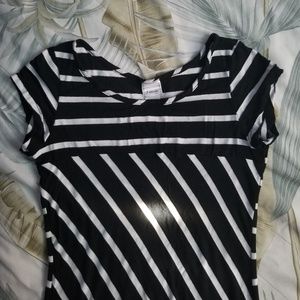 Soft Striped Maxi Dress